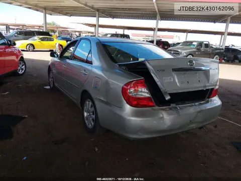 2003 Toyota Camry Xle VIN JTDBE32K430162096 фото 4