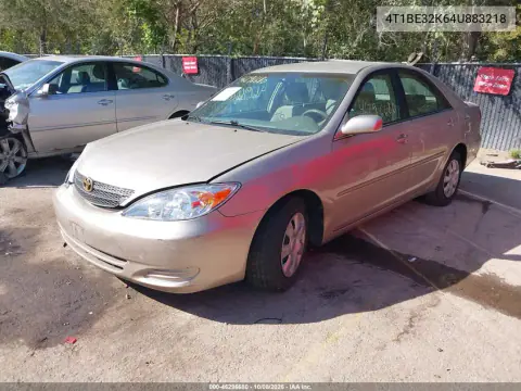 2004 Toyota Camry Le VIN 4T1BE32K64U883218 фото 3