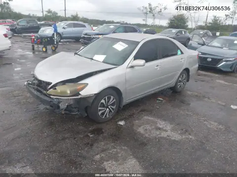 2004 Toyota Camry Le VIN 4T1BE32K74U306536 фото 3