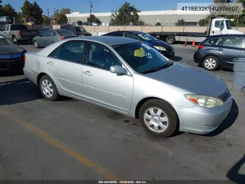 4T1BE32K94U378807 — 2004 Toyota Camry, Естественный износ, фото до ремонта
