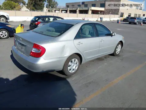 2004 Toyota Camry Le VIN 4T1BE32K94U378807 фото 5