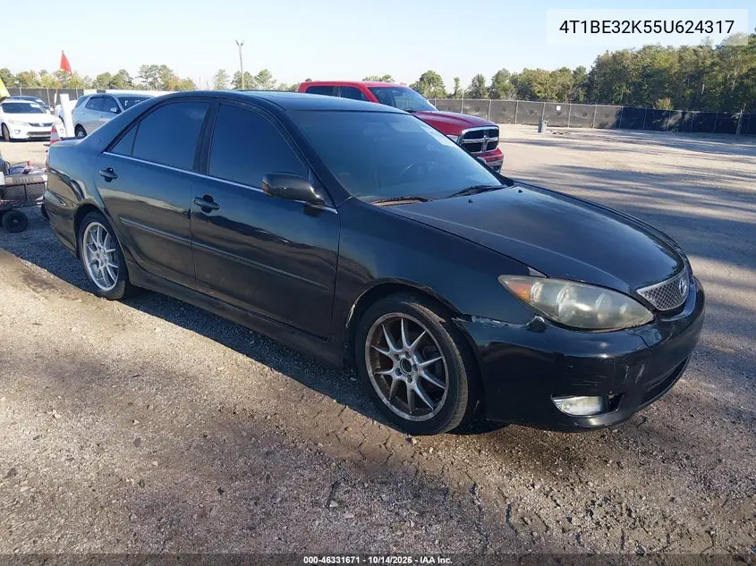 4T1BE32K55U624317 Toyota Camry 2005 — повреждение Естественный износ, фото до ремонта