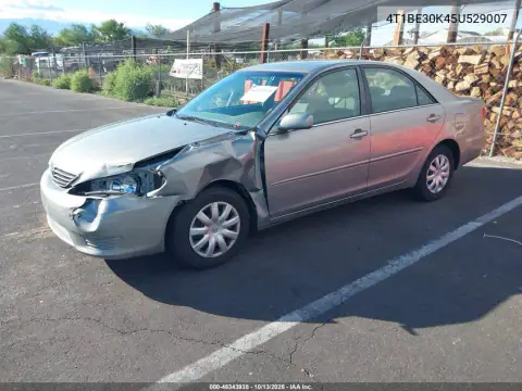 2005 Toyota Camry Le VIN 4T1BE30K45U529007 фото 3