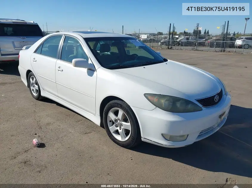 4T1BE30K75U419195 Toyota Camry 2005 — повреждение Естественный износ, фото до ремонта