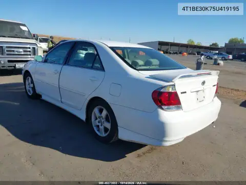 4T1BE30K75U419195 — 2005 Toyota Camry, фото 3 с аукциона IAAI, Естественный износ