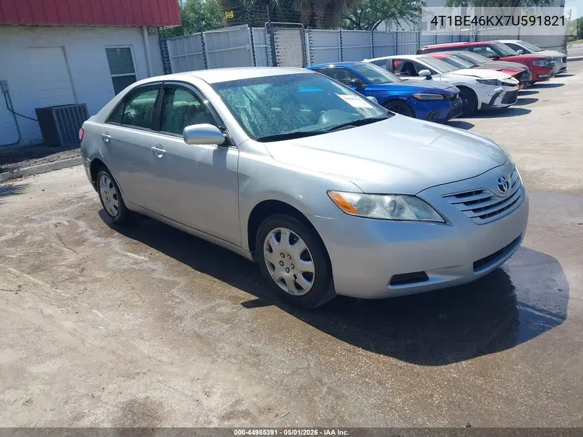 2007 Toyota Camry Le VIN 4T1BE46KX7U591821 фото 2