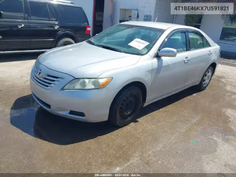 2007 Toyota Camry Le VIN 4T1BE46KX7U591821 фото 3