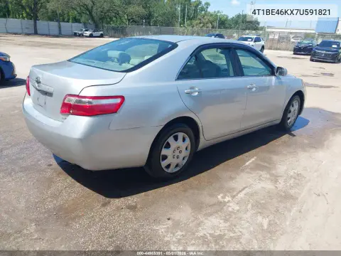 2007 Toyota Camry Le VIN 4T1BE46KX7U591821 фото 5