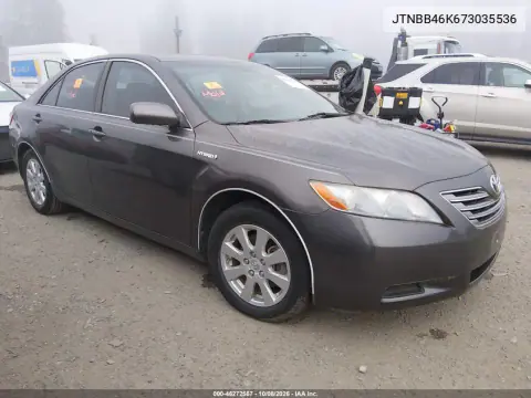 JTNBB46K673035536 — 2007 Toyota Camry, Естественный износ, фото до ремонта