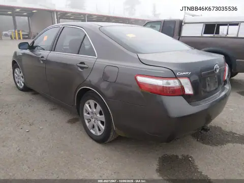 2007 Toyota Camry Hybrid VIN JTNBB46K673035536 фото 3