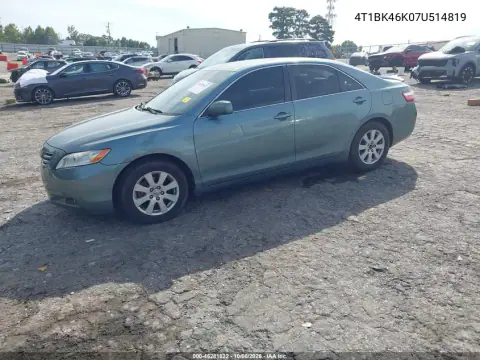 2007 Toyota Camry Xle V6 VIN 4T1BK46K07U514819 фото 3