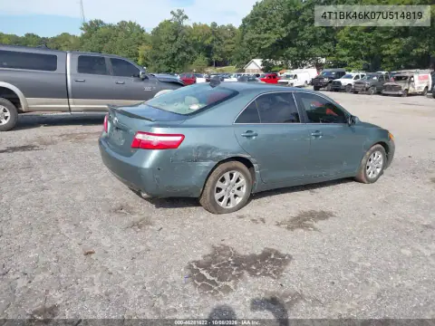2007 Toyota Camry Xle V6 VIN 4T1BK46K07U514819 фото 5