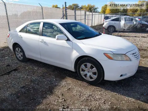 4T1BE46K47U702640 — 2007 Toyota Camry, фото 2 с аукциона IAAI, Передний левый