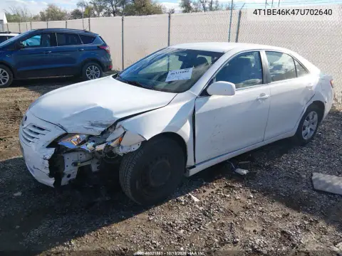 4T1BE46K47U702640 — 2007 Toyota Camry, фото 3 с аукциона IAAI, Передний левый