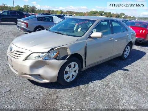 2007 Toyota Camry Le VIN 4T1BE46K27U516675 фото 2