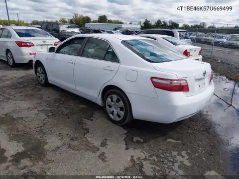 2007 Toyota Camry Le VIN 4T1BE46K57U669499 фото 4