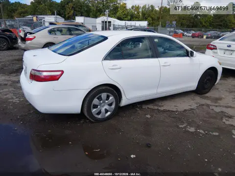 2007 Toyota Camry Le VIN 4T1BE46K57U669499 фото 5