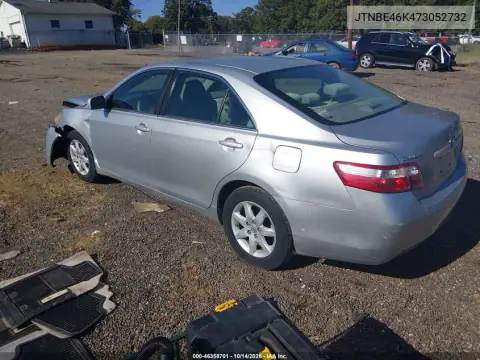 JTNBE46K473052732 — 2007 Toyota Camry, фото 3 с аукциона IAAI, Передняя часть
