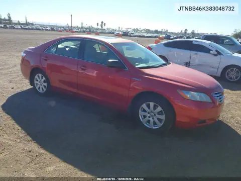 JTNBB46K383048732 — 2008 Toyota Camry, Сзади слева, фото до ремонта