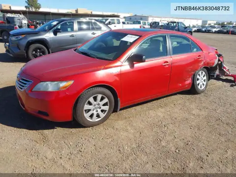 2008 Toyota Camry Hybrid VIN JTNBB46K383048732 фото 3