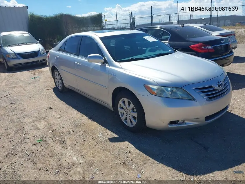 2009 Toyota Camry Hybrid VIN 4T1BB46K89U081639 фото 2