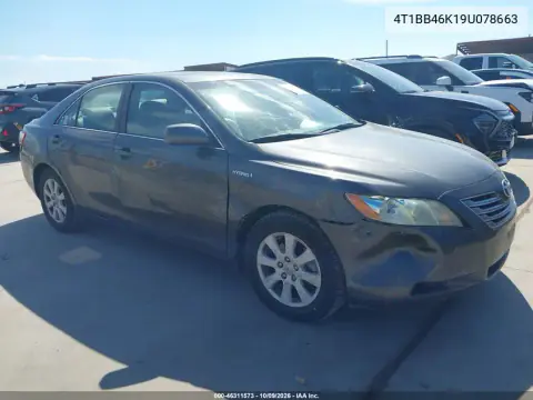 4T1BB46K19U078663 — 2009 Toyota Camry, Правая сторона, фото до ремонта