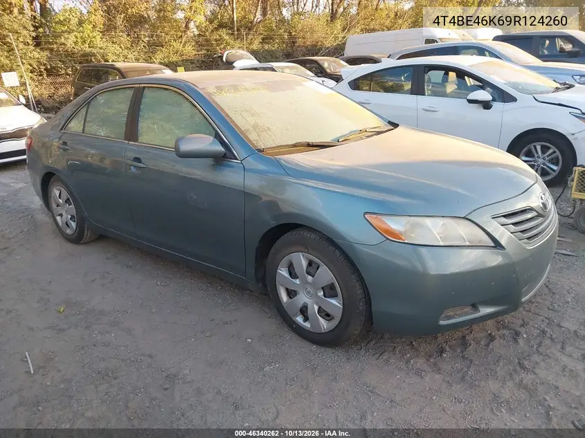 2009 Toyota Camry Le VIN 4T4BE46K69R124260 фото 1