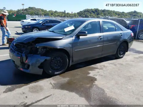 2010 Toyota Camry Le VIN 4T1BF3EK6AU063287 фото 2