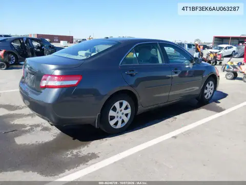 2010 Toyota Camry Le VIN 4T1BF3EK6AU063287 фото 4