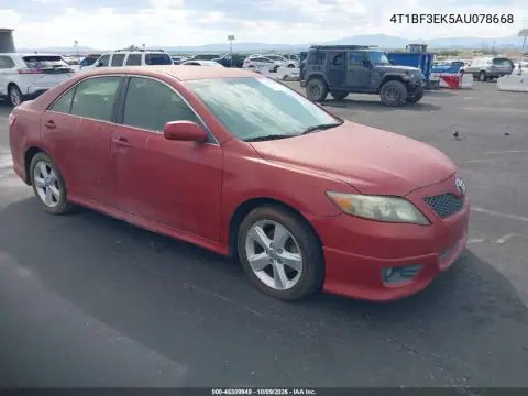 2010 Toyota Camry Se VIN 4T1BF3EK5AU078668 фото 1