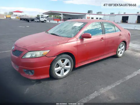 2010 Toyota Camry Se VIN 4T1BF3EK5AU078668 фото 2
