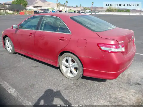 2010 Toyota Camry Se VIN 4T1BF3EK5AU078668 фото 3