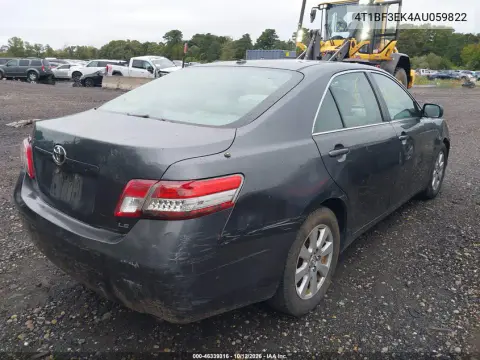 2010 Toyota Camry Le VIN 4T1BF3EK4AU059822 фото 4
