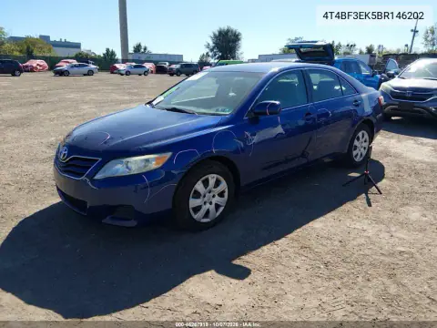 2011 Toyota Camry Le VIN 4T4BF3EK5BR146202 фото 3