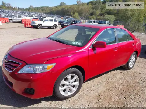 2011 Toyota Camry Le VIN 4T4BF3EK8BR151863 фото 3