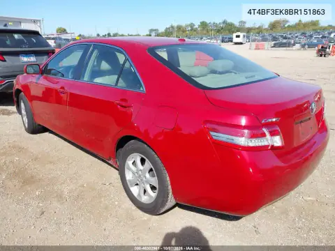 2011 Toyota Camry Le VIN 4T4BF3EK8BR151863 фото 4