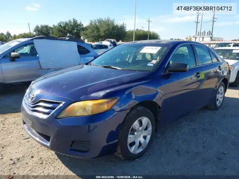 2011 Toyota Camry VIN 4T4BF3EK5BR104712 фото 3