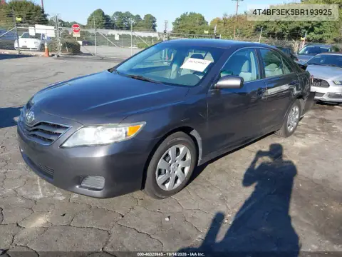 4T4BF3EK5BR193925 — 2011 Toyota Camry, фото 3 с аукциона IAAI, Задняя часть