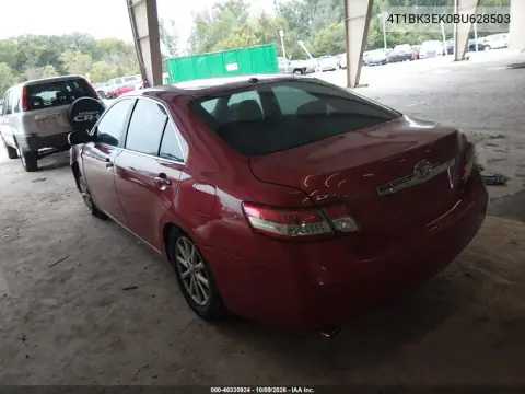 2011 Toyota Camry Xle V6 VIN 4T1BK3EK0BU628503 фото 4