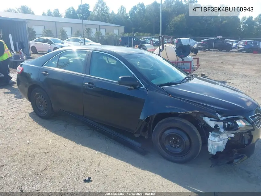 2011 Toyota Camry Le VIN 4T1BF3EK4BU160943 фото 2