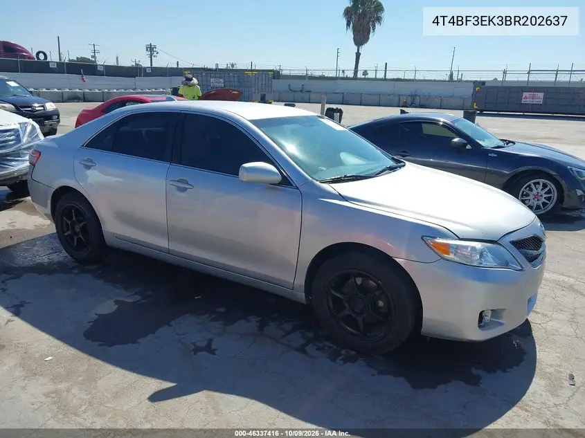 2011 Toyota Camry Le VIN 4T4BF3EK3BR202637 фото 2