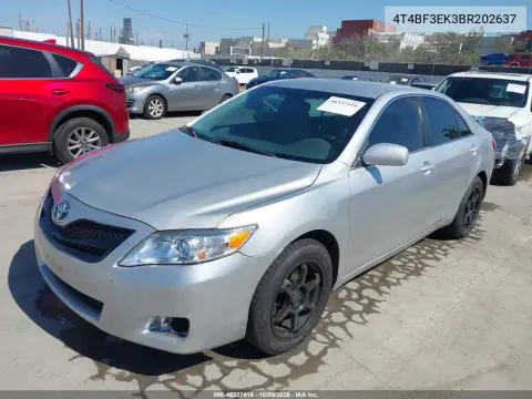 2011 Toyota Camry Le VIN 4T4BF3EK3BR202637 фото 3
