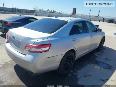 2011 Toyota Camry Le VIN 4T4BF3EK3BR202637 фото 5