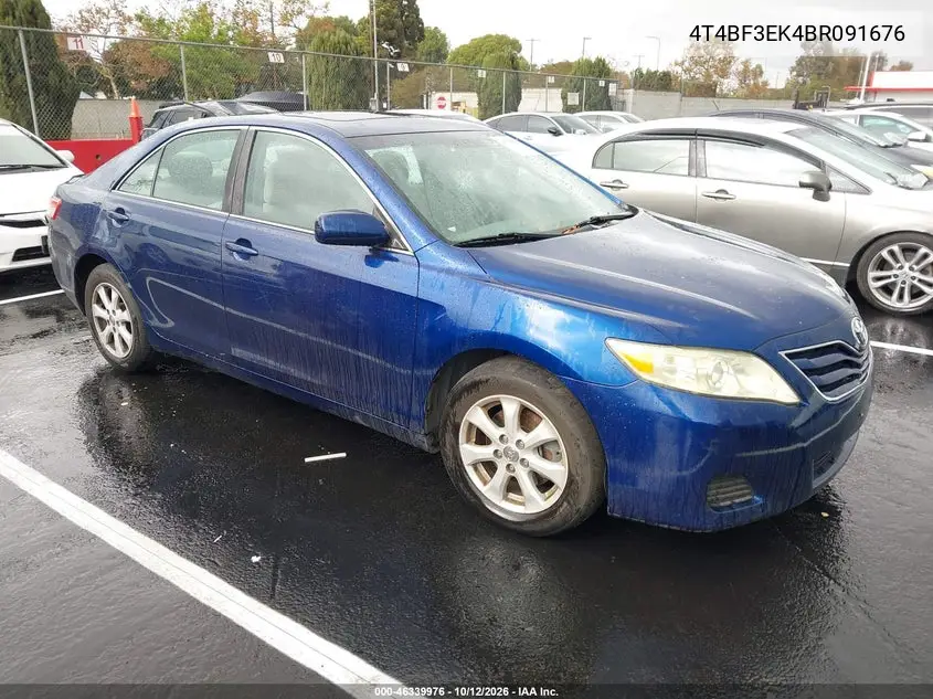 2011 Toyota Camry Le VIN 4T4BF3EK4BR091676 фото 2
