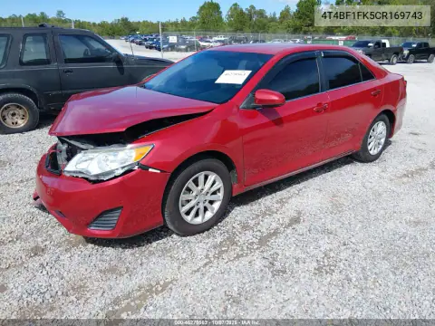 2012 Toyota Camry Le VIN 4T4BF1FK5CR169743 фото 3