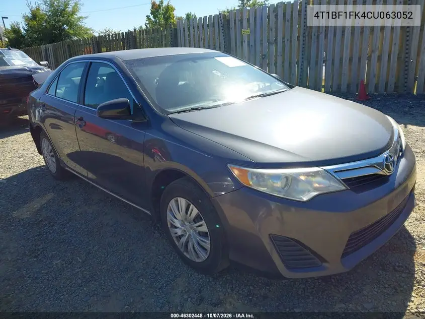 2012 Toyota Camry Se/Le/Xle VIN 4T1BF1FK4CU063052 фото 2
