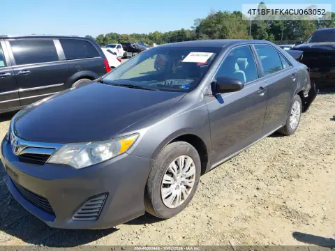 2012 Toyota Camry Se/Le/Xle VIN 4T1BF1FK4CU063052 фото 3