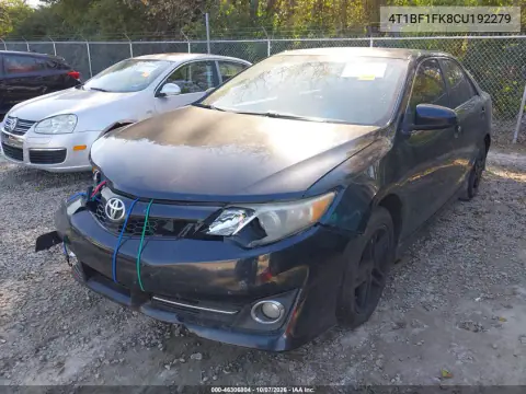 2012 Toyota Camry Se VIN 4T1BF1FK8CU192279 фото 3
