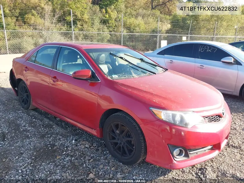 2012 Toyota Camry Se Sport Limited Edition VIN 4T1BF1FKXCU622832 фото 2