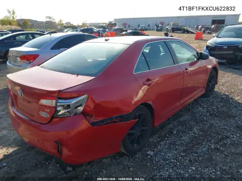 2012 Toyota Camry Se Sport Limited Edition VIN 4T1BF1FKXCU622832 фото 5